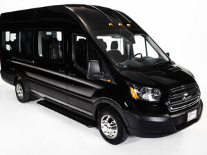 Driverge black Ford Transit Impression Series vehicle